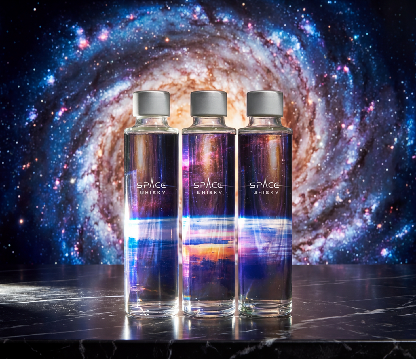 Space Origin 001 – 限定セット「三連星 / 概観効果（Overview Effect）」（原酒200ml×3本）